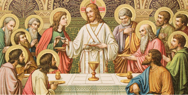 Jesus at the last Supper