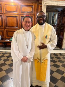 Cardinal Tagle with Fr James