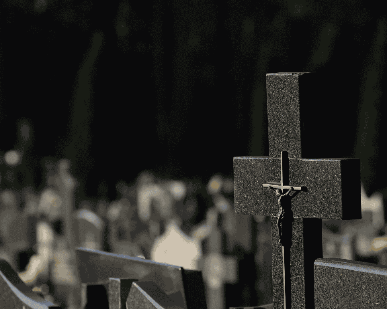 Souls departed in a cemetry